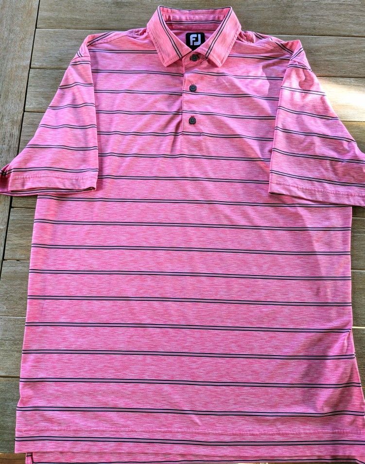 FOOTJOY Mens Performance Golf Polo Size Large