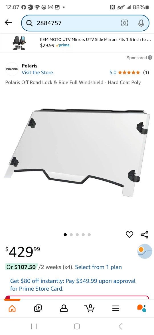 Polaris Windshield NEW