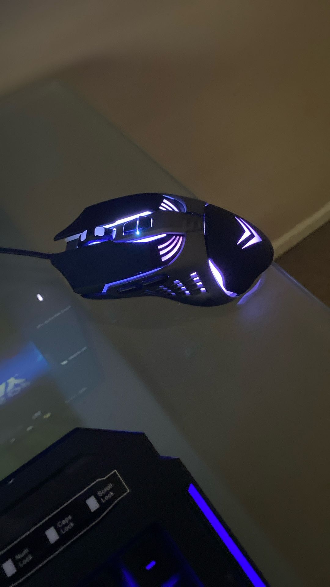 Gaming Mouse And Keyboard LED Lights