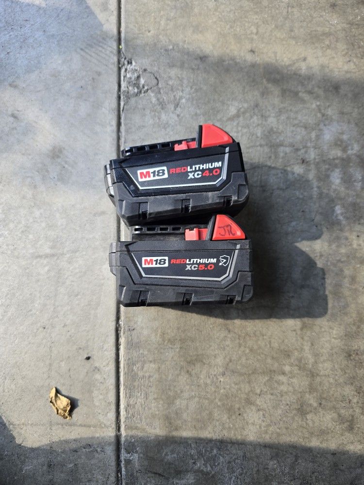 Milwakee Batteries