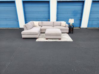 Sectional Sofa + Ottoman FREE DELIVERY
