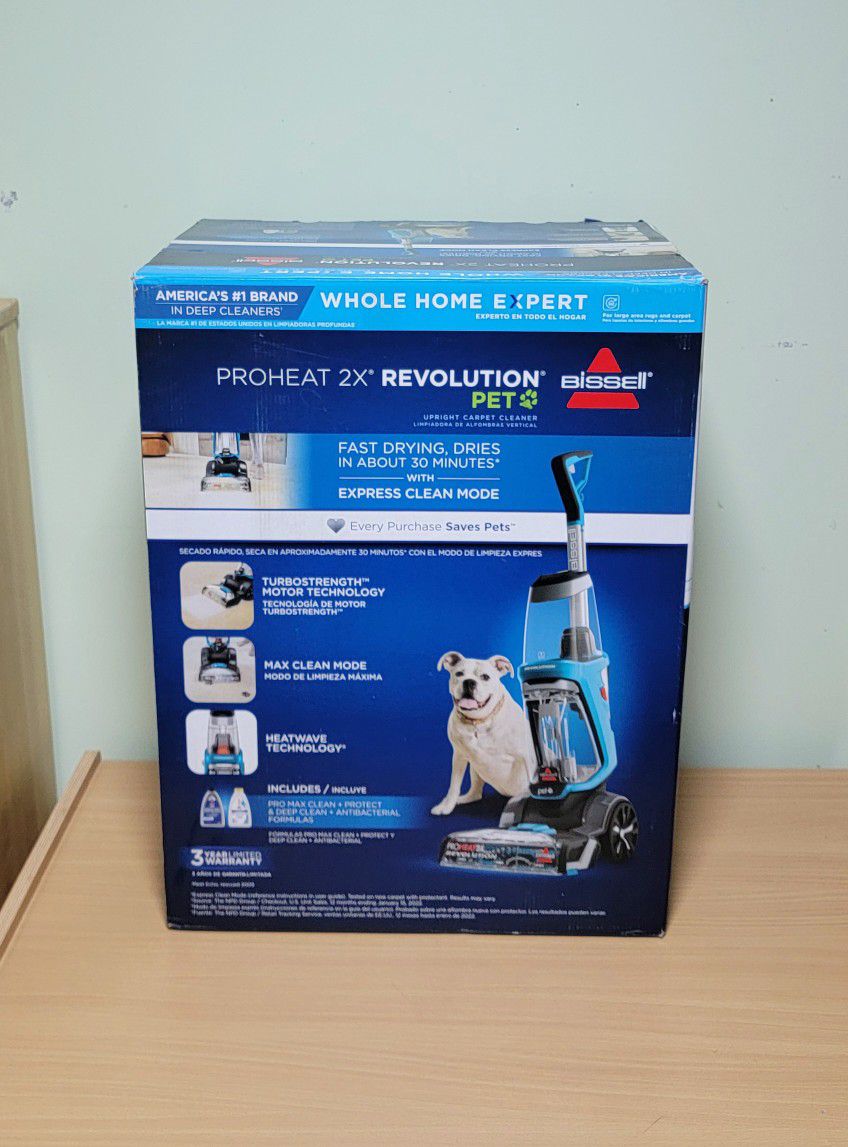 BISSELL ProHeat 2X Revolution Made For Pet Hair Carpet Cleaner with Rotating Brush
 - NEW! 🔥