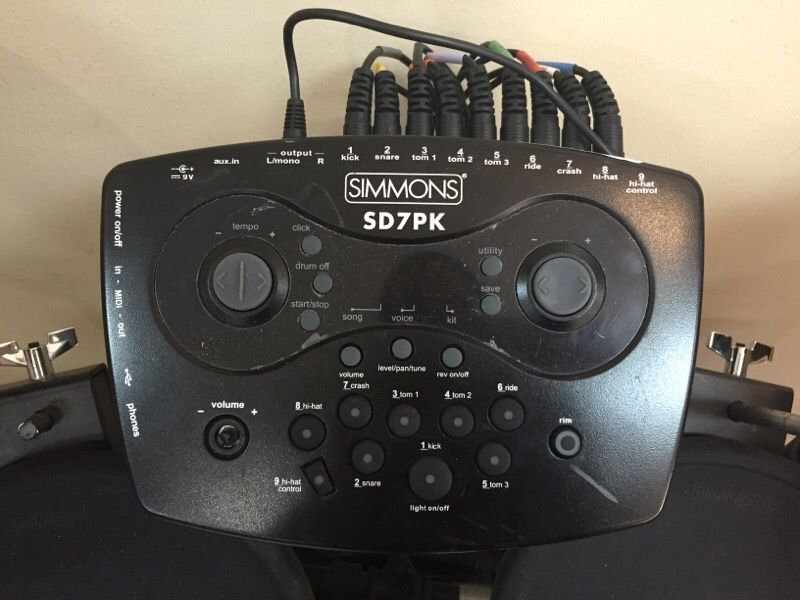 Simmons SD7PK electric drum set!! for Sale in Kenmore, WA OfferUp