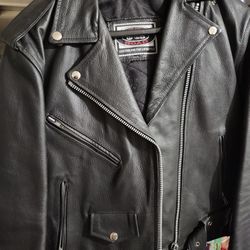 River Road Woman's Large Leather Jacket