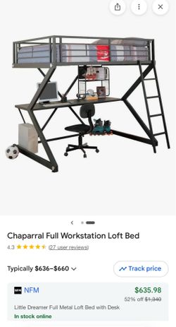 Full size loft bed