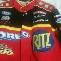 Dale Earnhardt Jr Busch Series Collectible NASCAR Jacket Jeff Hamilton Series