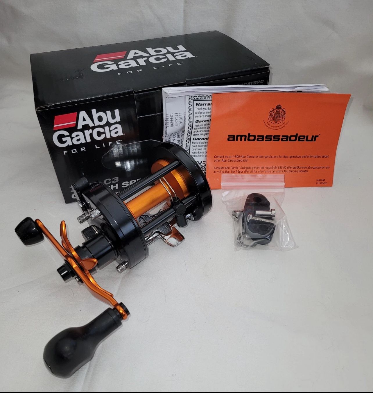 Abu Garcia C3-7000CATSPC Catfish Special 3BB 4.1:1 Ambassadeur Bait Cast Reel