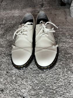 Dr. Martens 1461 Bow Smooth White Leather Oxford Shoes