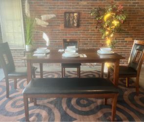 Table and chairs