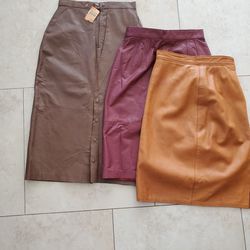 Size 6 Leather Skirts $10 Each Click On My Face To See My Other Posts 