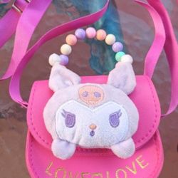 Hello Kitty Purse Love Love Crossover Bag With Beaded Handle