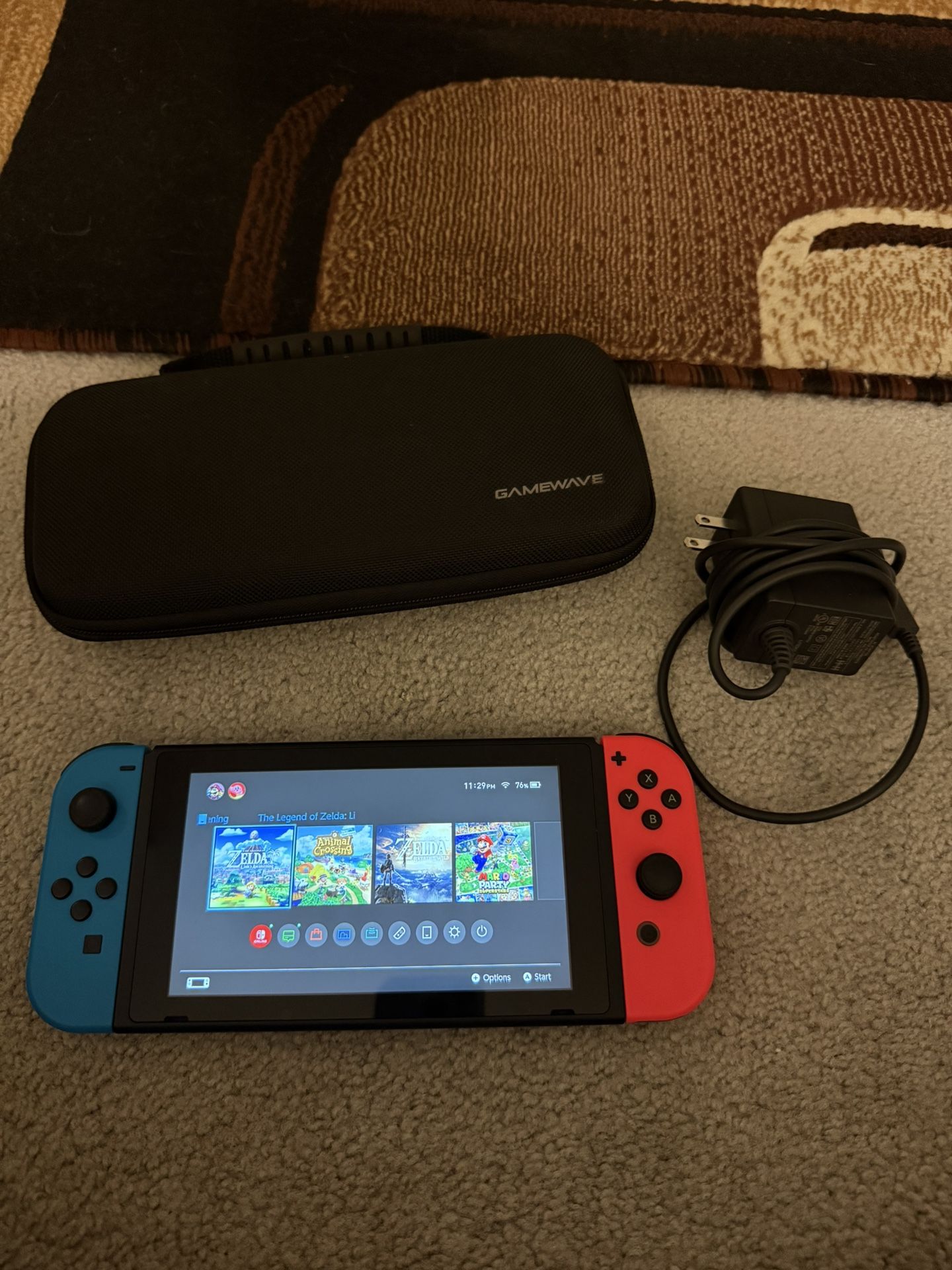 Nintendo Switch With 4 Games
