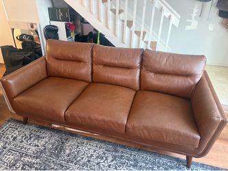 Leather couch