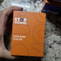 Stop woofer dog bark collar