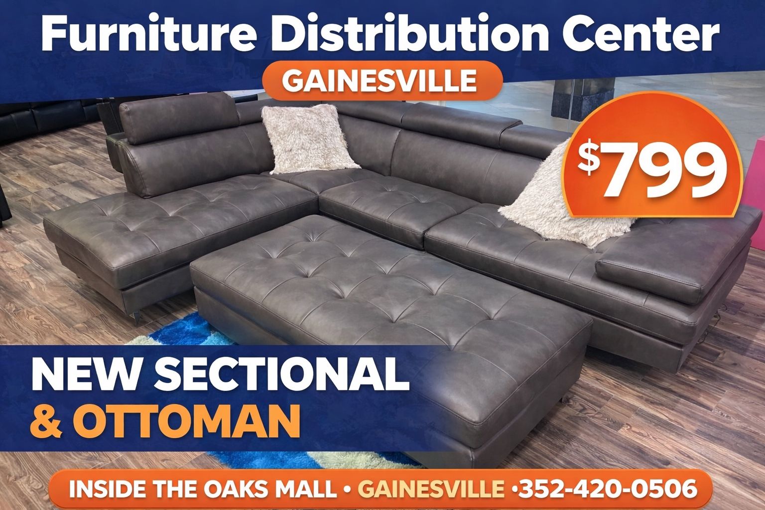 Ibiza Sectional With Ottoman
