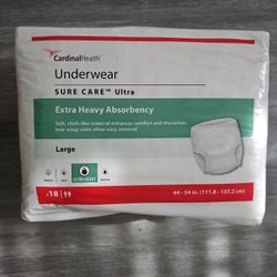 Adult Diapers/pañales LARGE