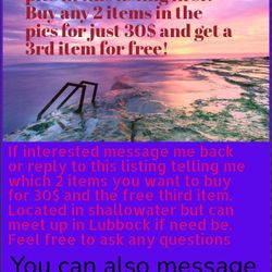 Buy Any 2 Items In Pics For 30$ Get 3rd Item Free