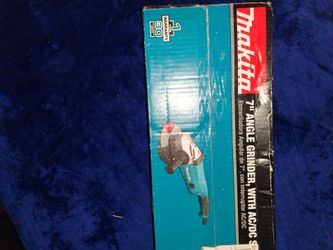 Makita 7"angle grinder with acdc switch