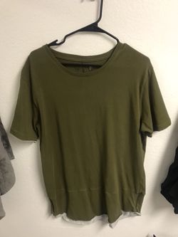 Green long shirt