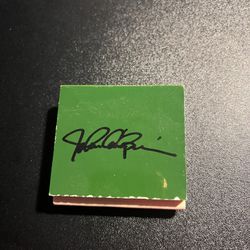 Autographed Basketball Court Piece By John Caliperri