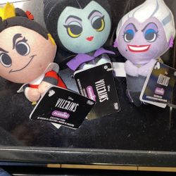Disney Mini Plushies (3) 