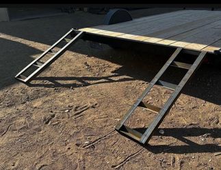 Custom Trailer  Steel  Loading Ramps