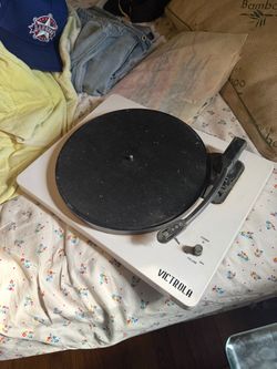 Victrola Record player.
