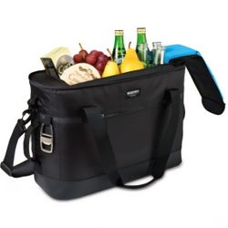 Igloo XL Cooler Bag, Black Soft-Sided, 42-can capacity