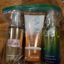 Three Pc New B & B sets. Each Set