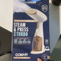 Conair Handheld Steamer Steam And Press With Turbo