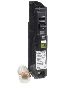Square D QO120CAFI QO 20A Arc Fault Breaker