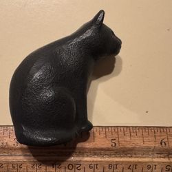 Cast iron black cat Vintage