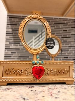 Bath & Body Works Disney Villains Light-Up Vanity Mirror Jewelry Tray Decor