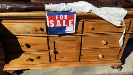 AS IS Solid Wood Dresser – Made in USA