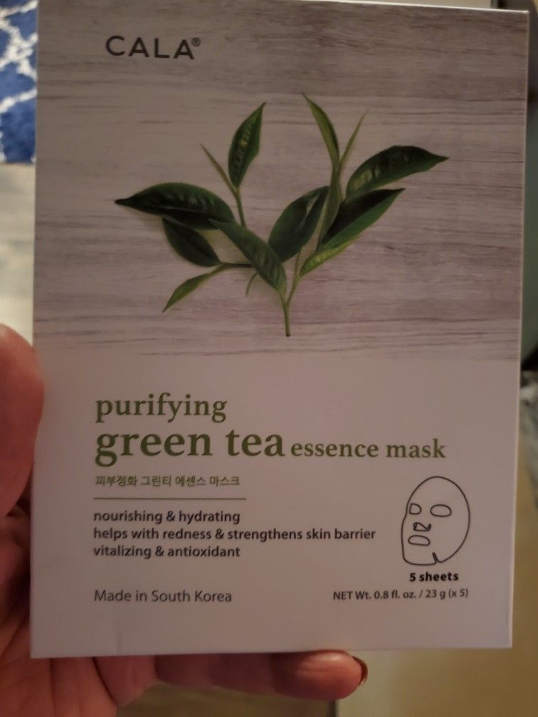 Cala Green Tea Face Masks X5