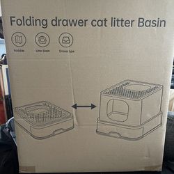 Fancy Litter Box With Pull Out Tray