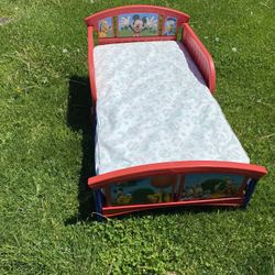 Mickey Mouse Toddler Bed With Mattress