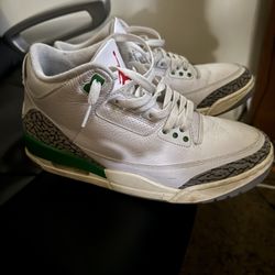 jordan 3 lucky green womens 10.5