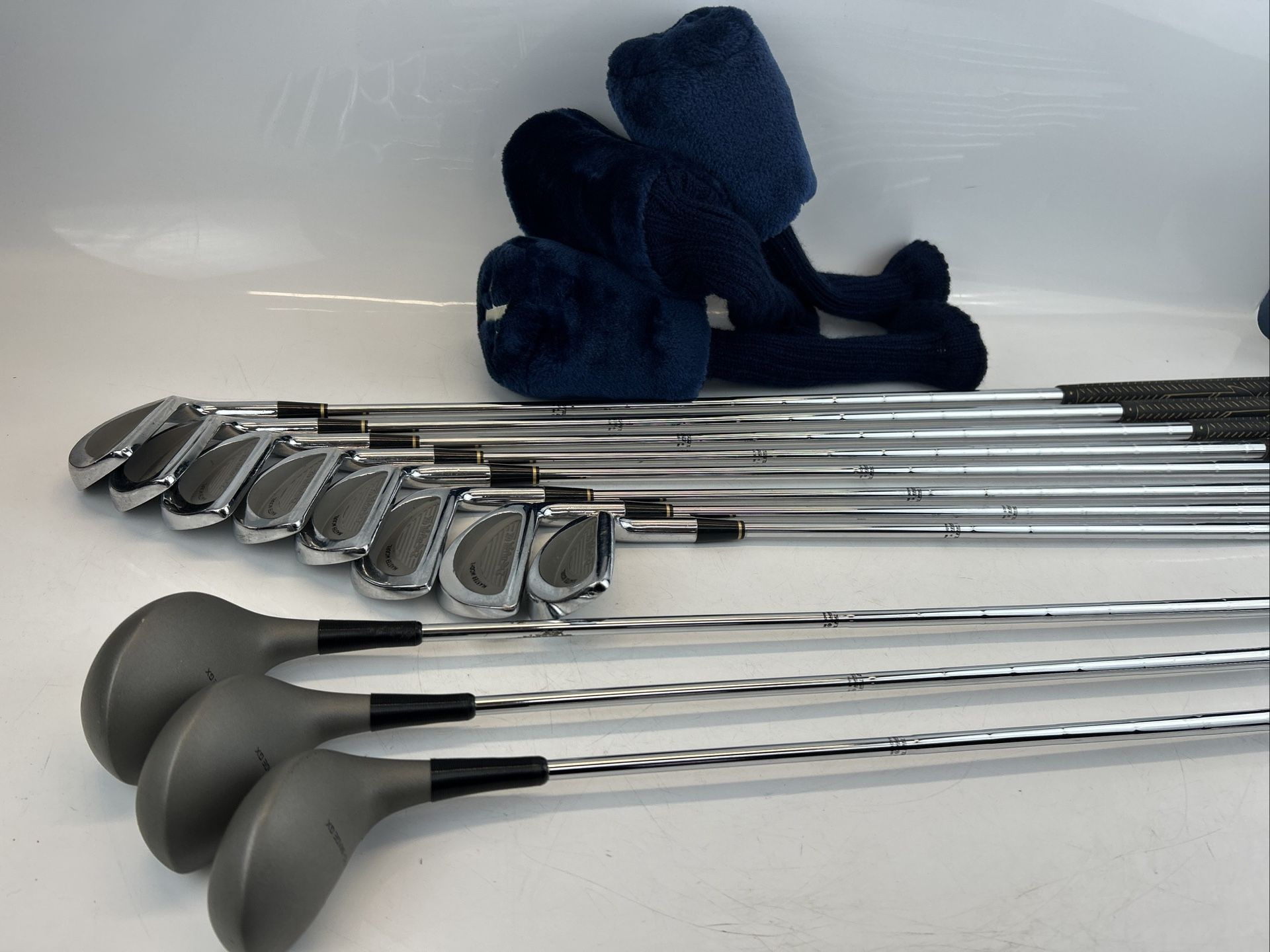 Pro Image Master Golf Club Set – 3-9 Irons, PW + 1, 3, 5 Fairway Woods w/ Covers