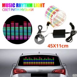 Rear Car Windshield Sound Active LED Equalizer