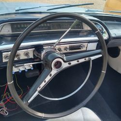 1963 Chevy Impala Steering Column And Wheel 