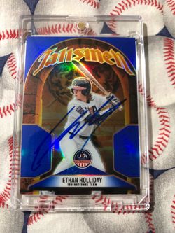 Ethan Holliday Rookie Card Chrome Refractor Auto