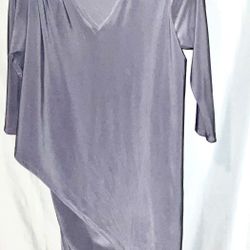 Blue-Grey Bilateral Dress By Last Tango