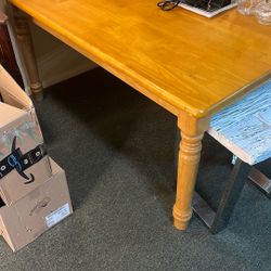 Heavy Duty Used Table 5’x3’ Kitchen Wood Table 