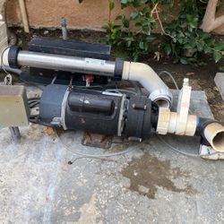 Jacuzzi pump And heater  $125