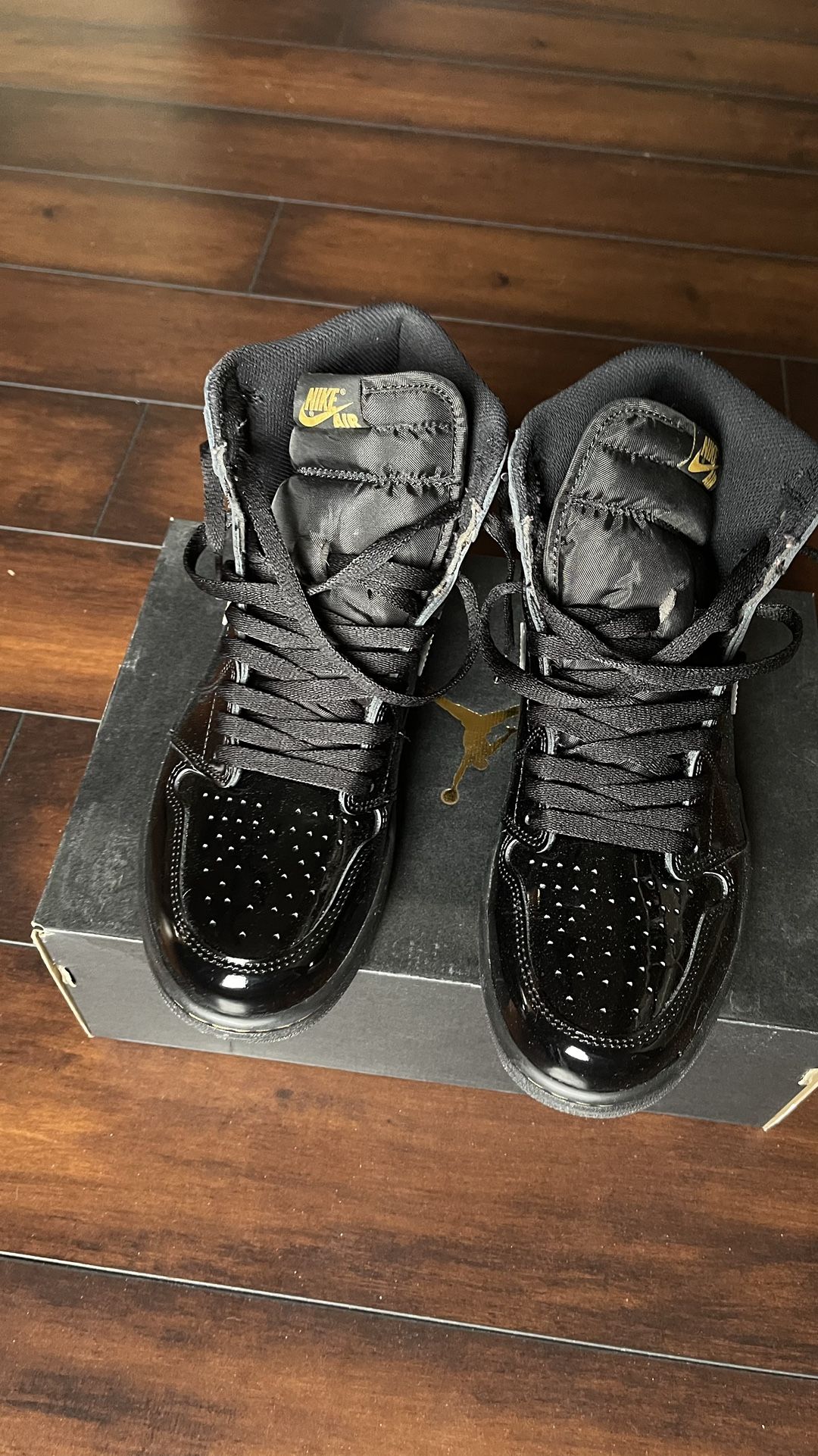 Jordan 1 Black metallic size 105 OG all