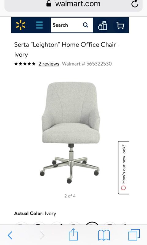 New Serta Leighton Home Office Chair Ivory For In Dublin Oh Offerup