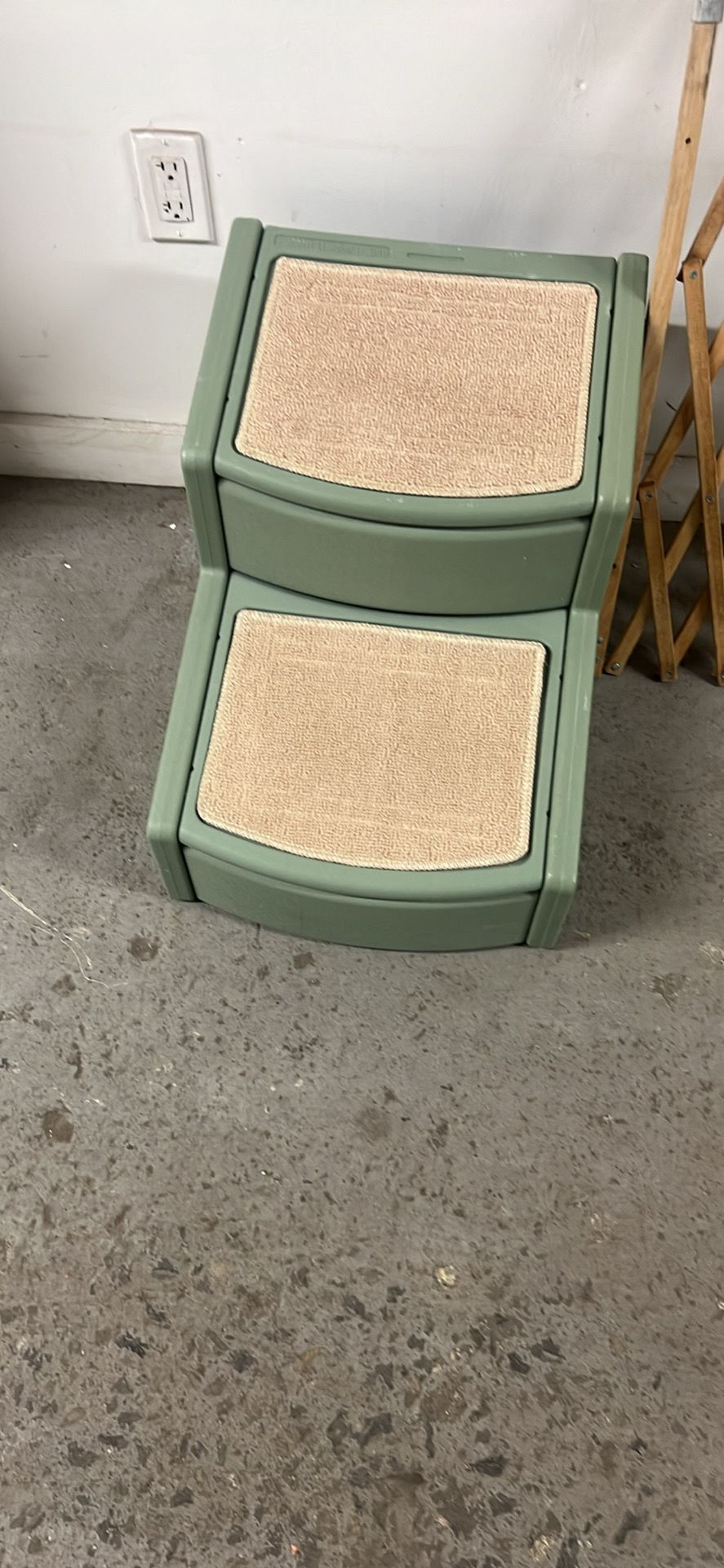 Strong dog step