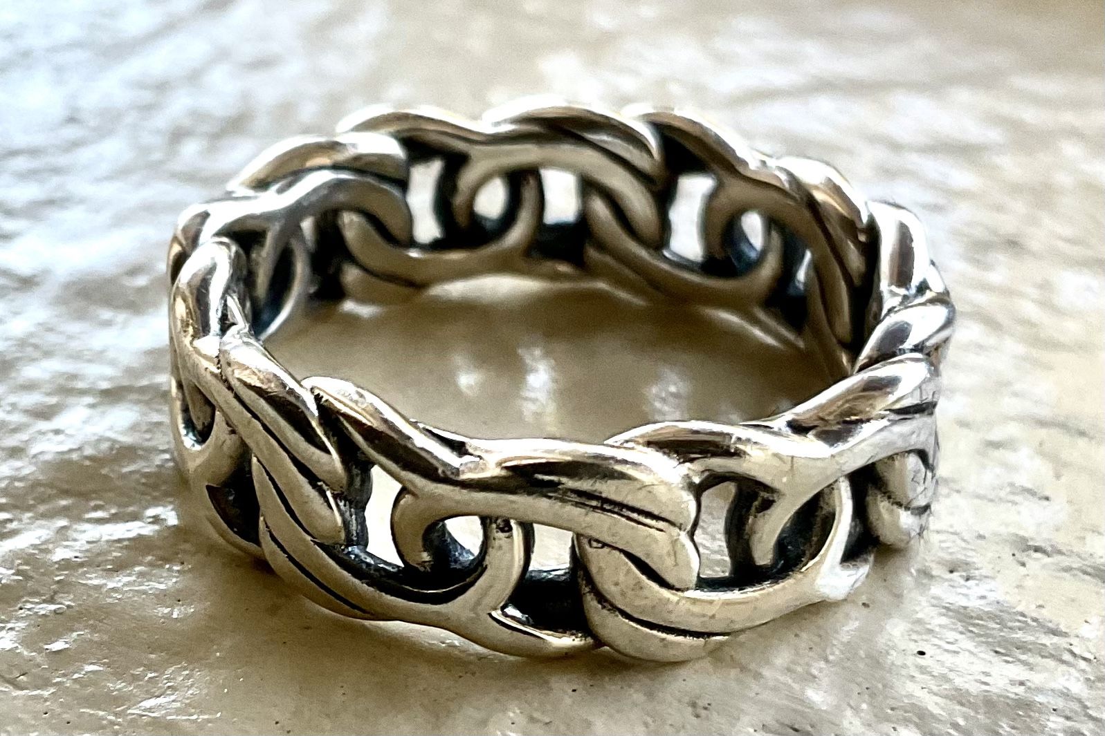 Sterling Silver Omega Ring