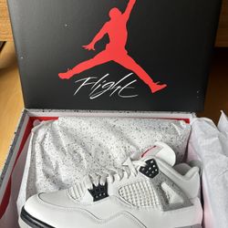 Jordan 4 Retro White Cement 2025 (Size 10)